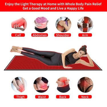 Full-Body Red + Near-Infrared Light Therapy Mat